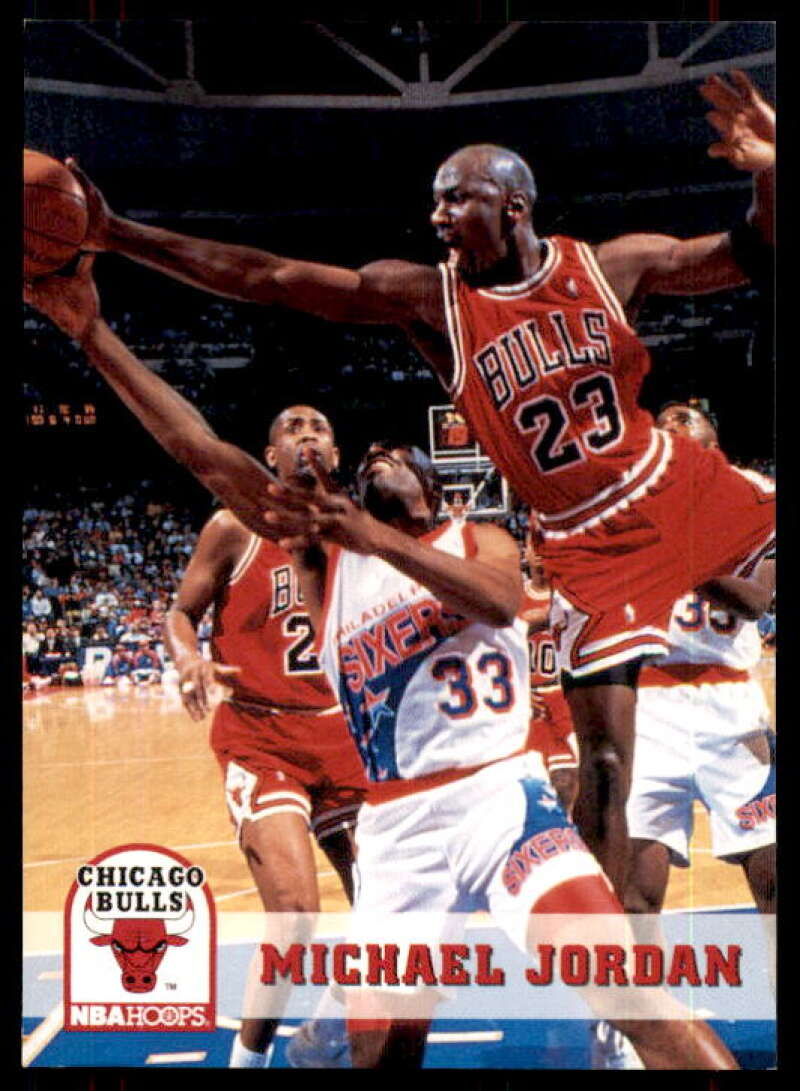 Michael Jordan Card 1993-94 Hoops #28 Image 1