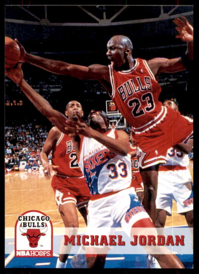 Michael Jordan Card 1993-94 Hoops #28 Image 1