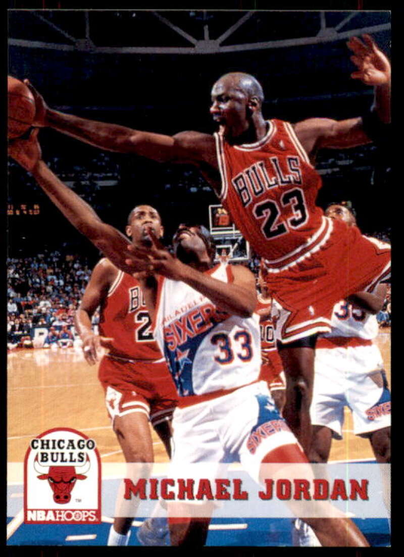 Michael Jordan Card 1993-94 Hoops #28 Image 1