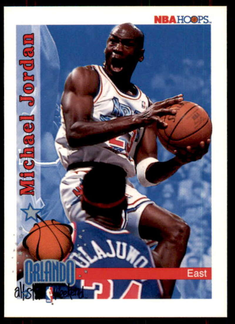 Michael Jordan AS Card 1992-93 Hoops #298 Image 1