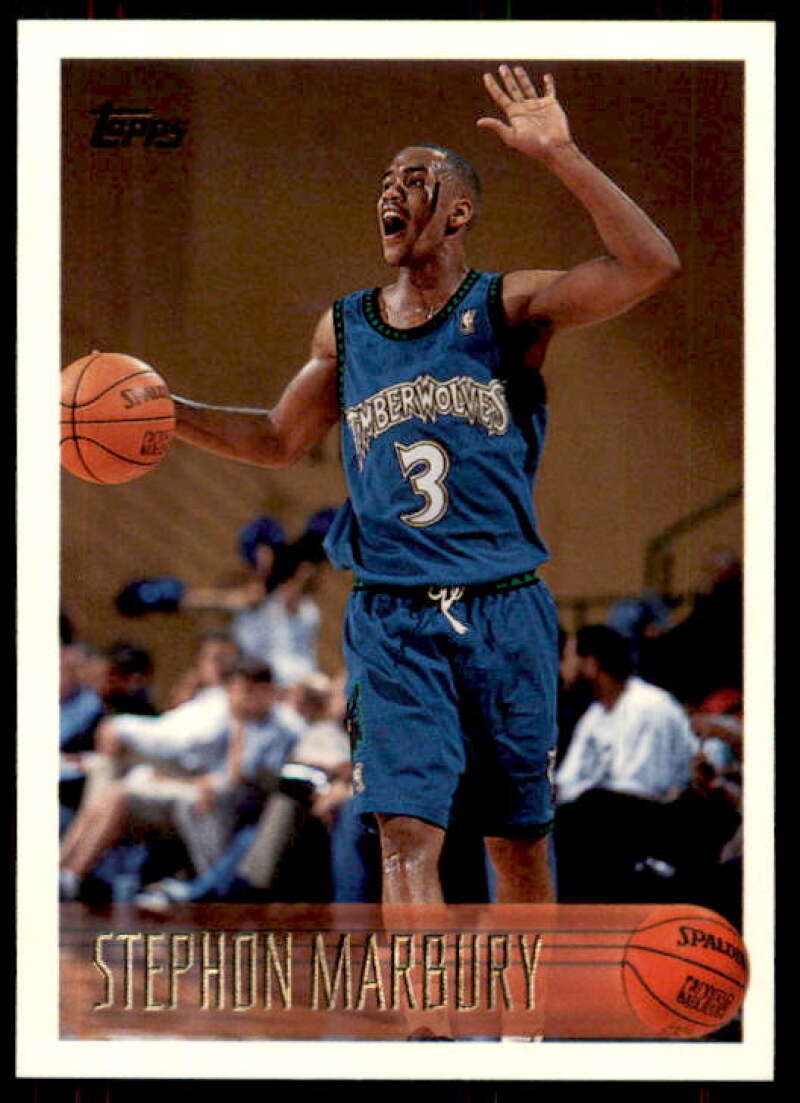Stephon Marbury Rookie Card 1996-97 Topps #177 Image 1