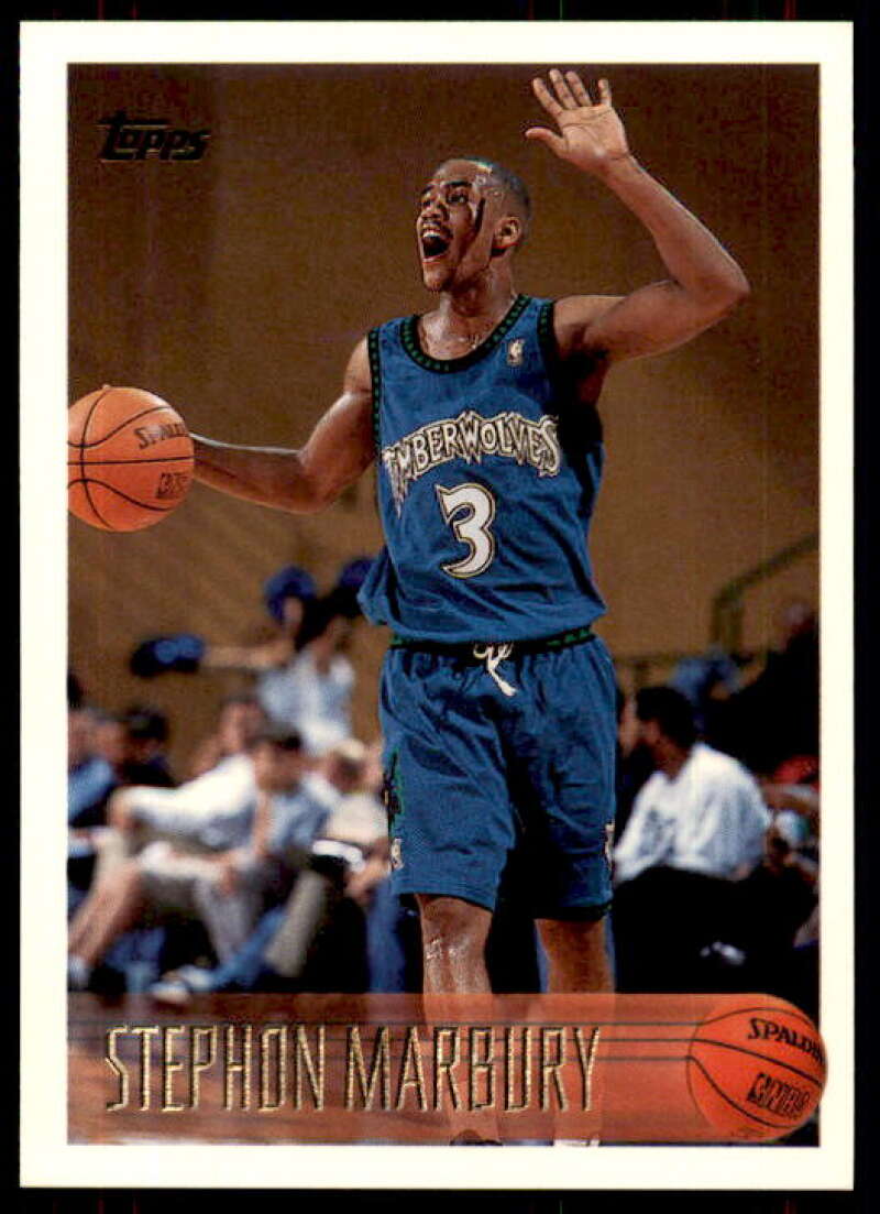 Stephon Marbury Rookie Card 1996-97 Topps #177 Image 1