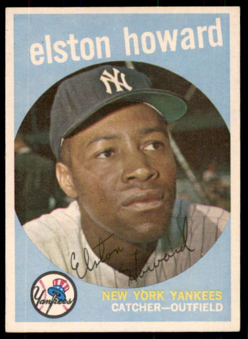 Elston Howard Card 1959 Topps #395 Image 1