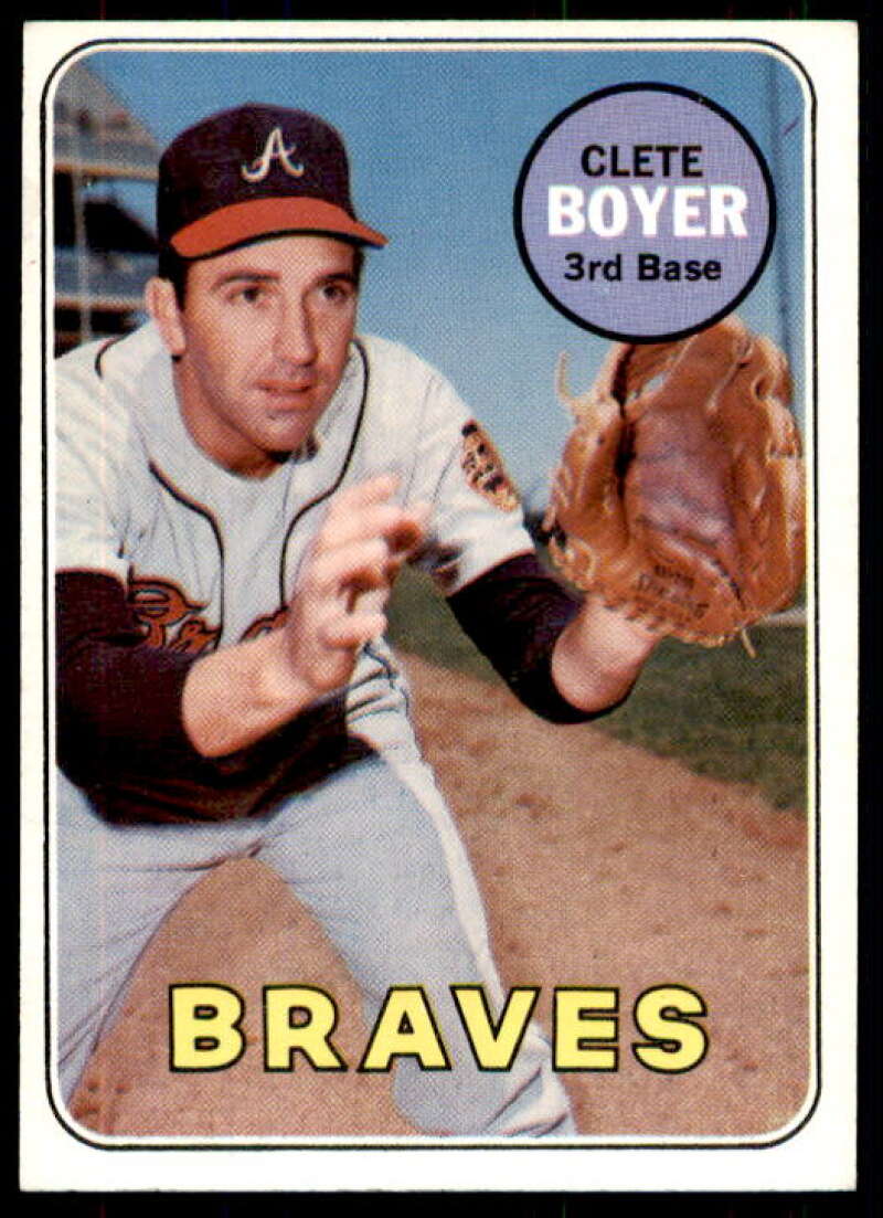 Clete Boyer Card 1969 Topps #489 Image 1