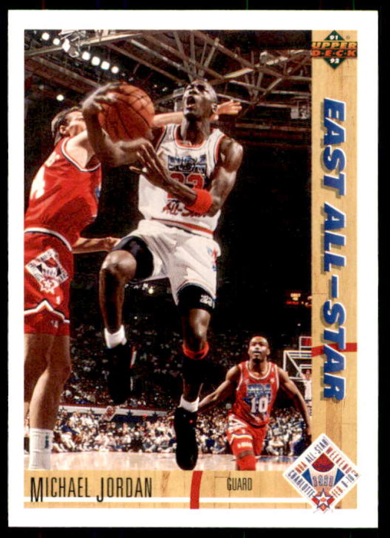 Michael Jordan AS Card 1991-92 Upper Deck #69 Image 1