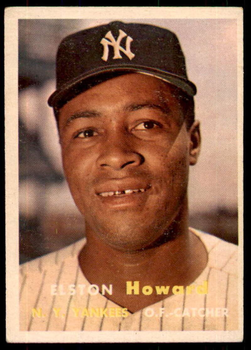 Elston Howard Card 1957 Topps #82 Image 1