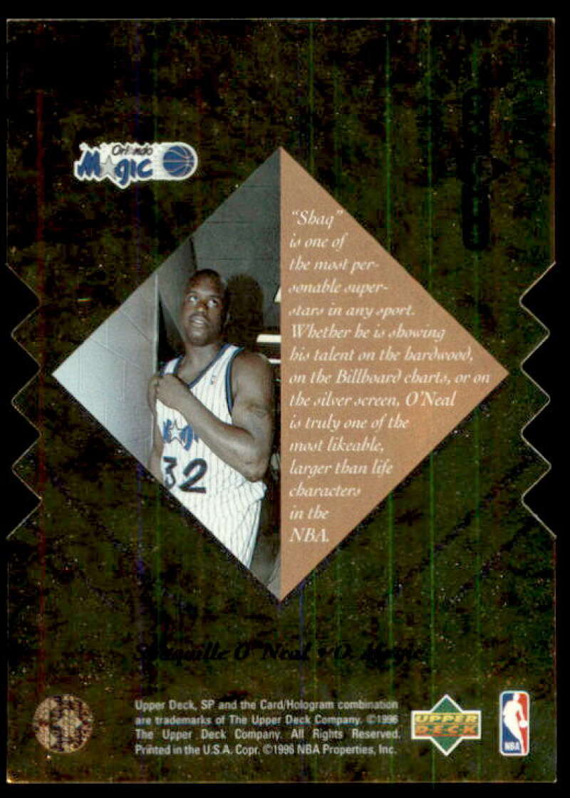 Shaquille O'Neal Card 1995-96 SP Championship Championship Shots #S20 Image 2