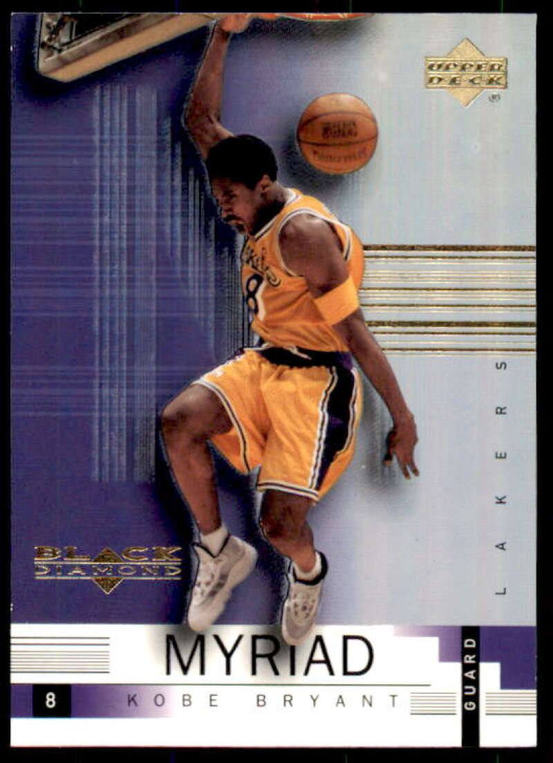 Kobe Bryant Card 1999-00 Black Diamond Myriad #M1 Image 1