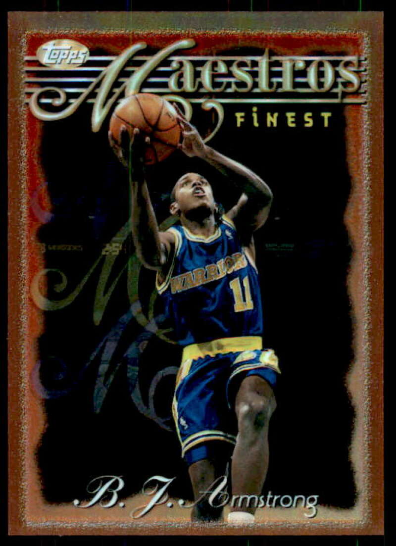 B.J. Armstrong B Card 1996-97 Finest Refractors #15 Image 1