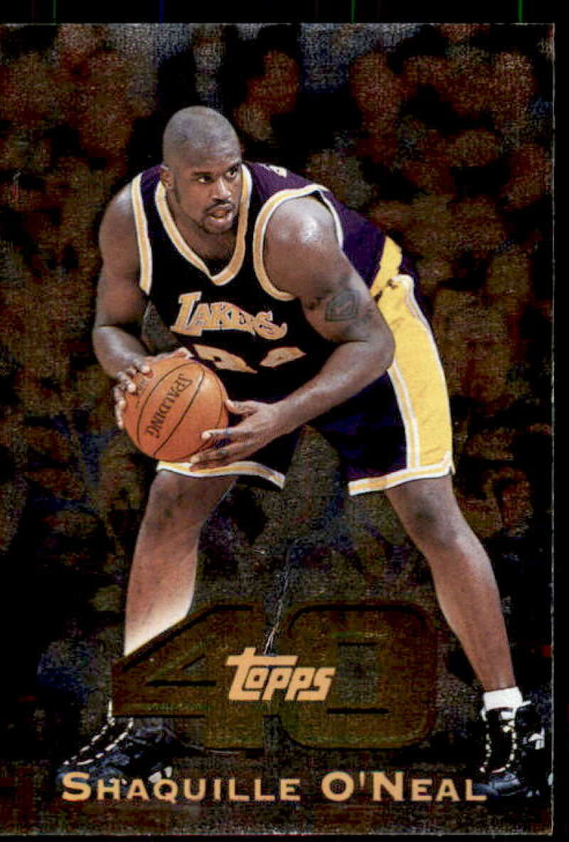 Shaquille O'Neal Card 1997-98 Topps Topps 40 #T30 Image 1