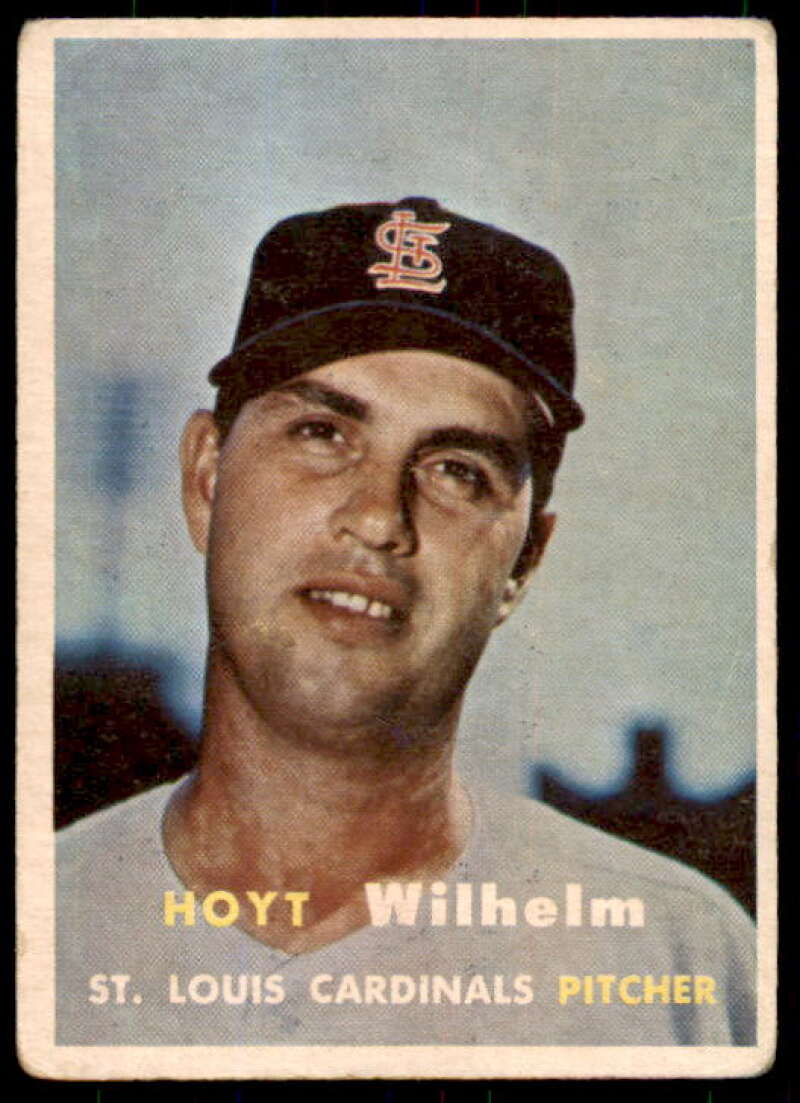 Hoyt Wilhelm Card 1957 Topps #203 Image 1