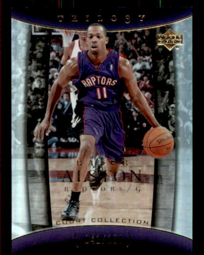 Rafer Alston Card 2004-05 Upper Deck Trilogy Gold #93 Image 1