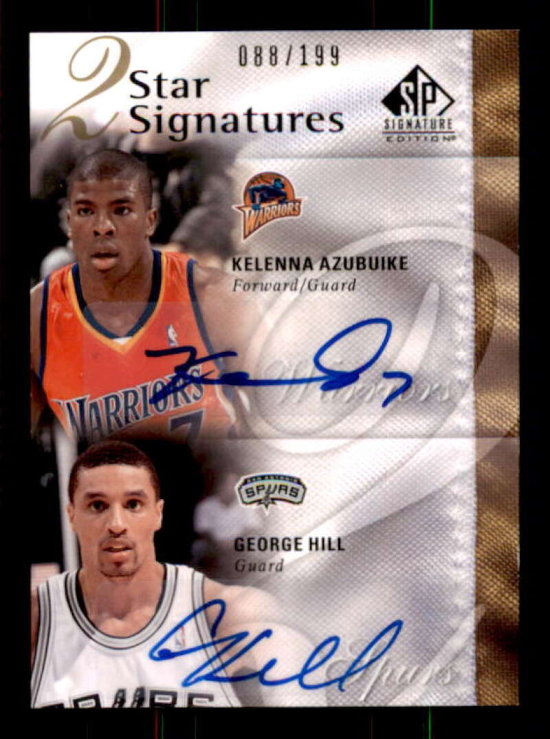 George Hill/ Azubuike 2009-10 SP Signature Edition 2 Star Signatures #2SAH /199 Image 1