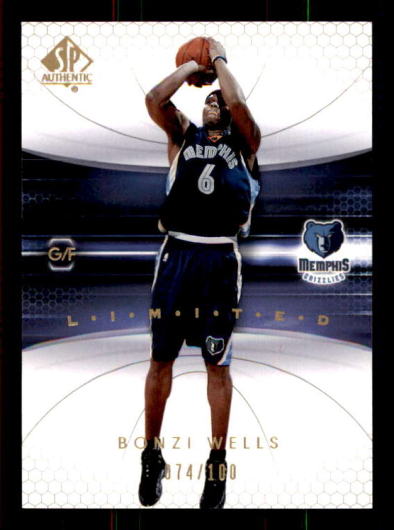 Bonzi Wells Card 2004-05 SP Authentic Limited #40 Image 1