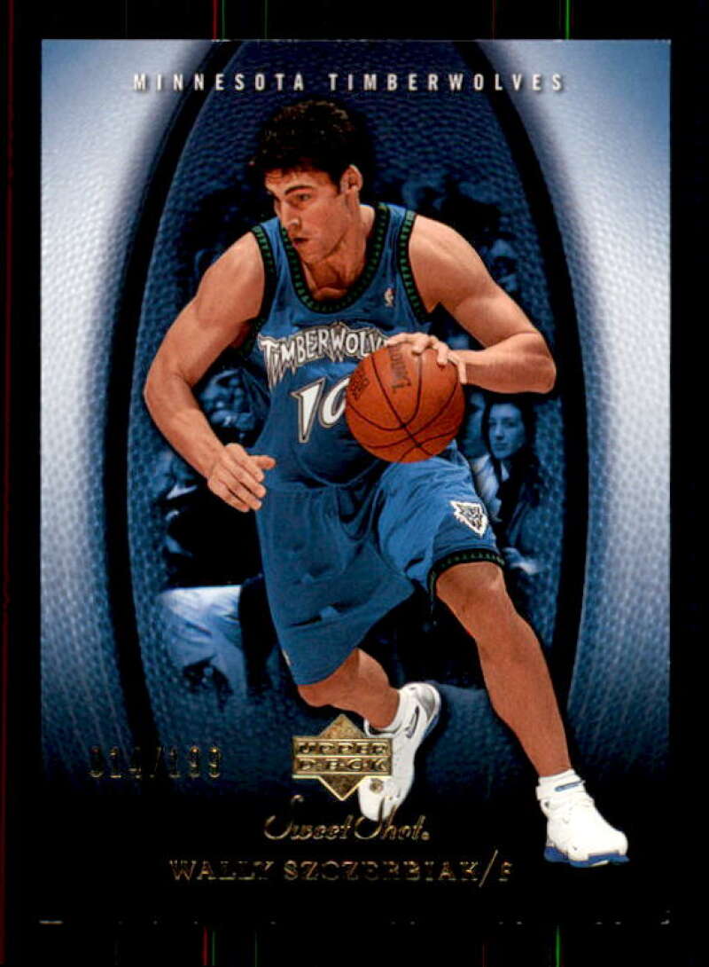 Wally Szczerbiak Card 2005-06 Sweet Shot Gold #57 Image 1