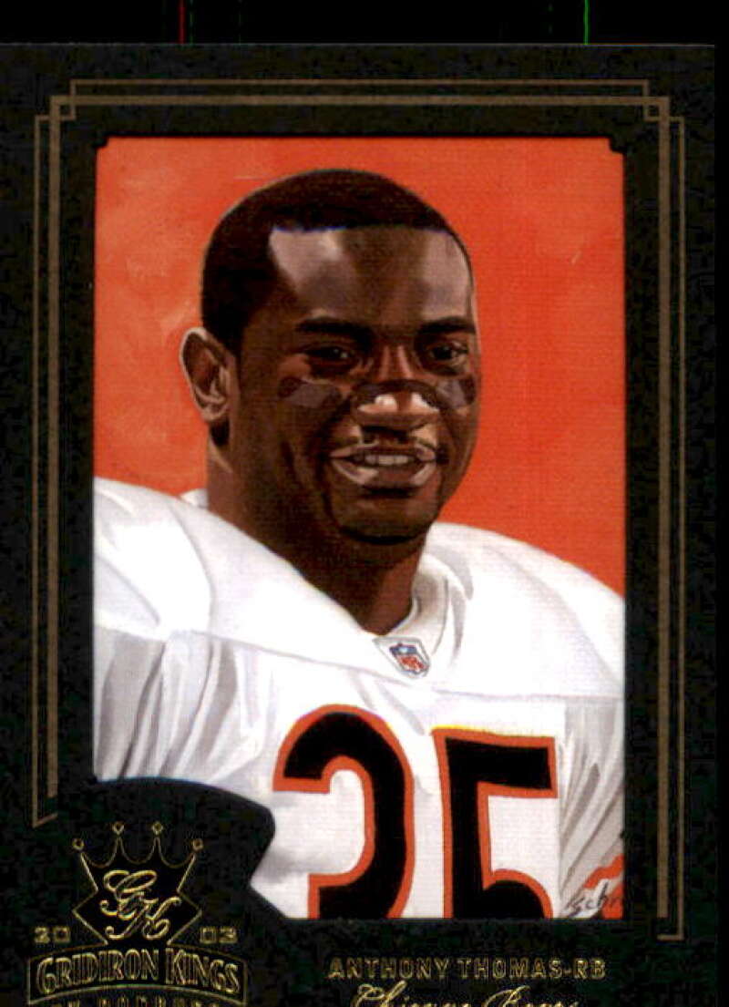 Anthony Thomas Card 2003 Gridiron Kings Gold #16 Image 1