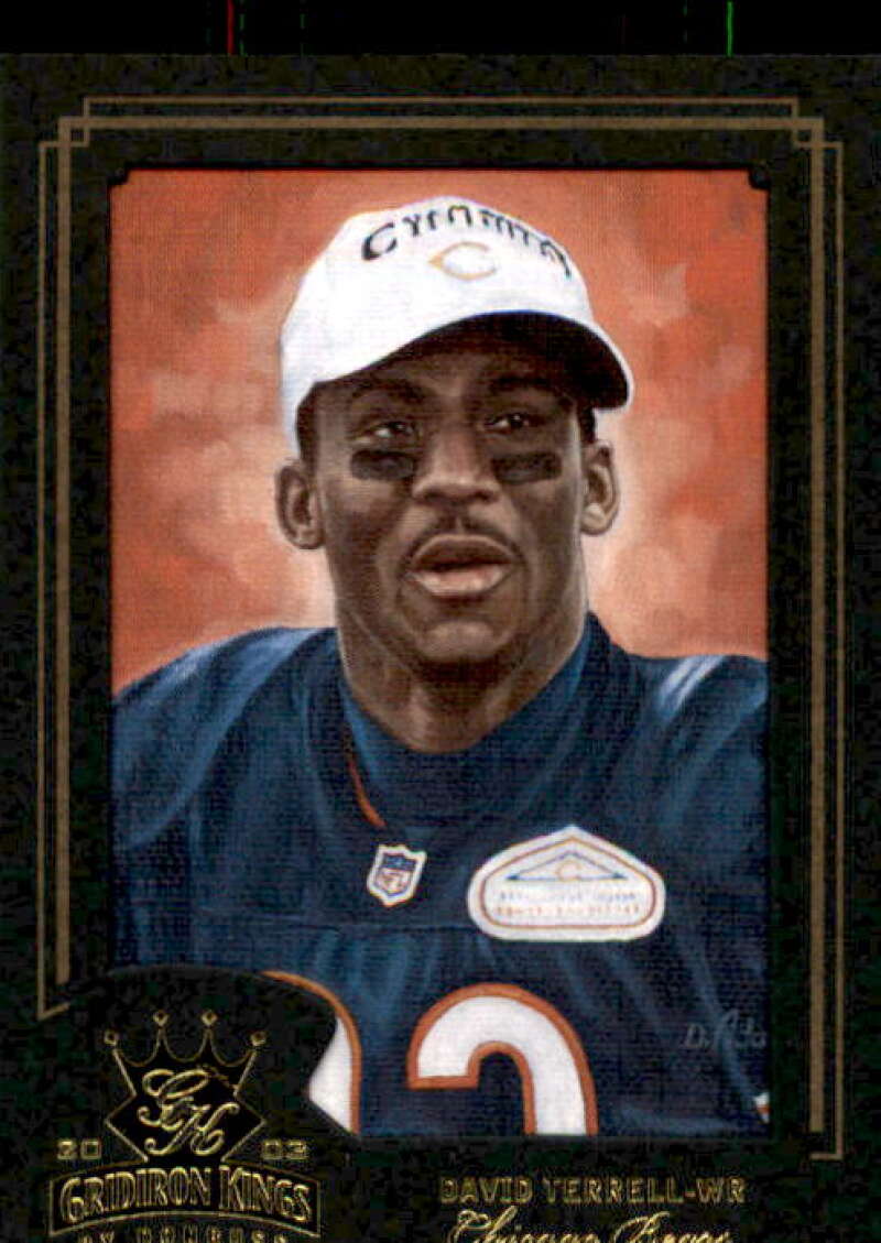 David Terrell Card 2003 Gridiron Kings Gold #17 Image 1