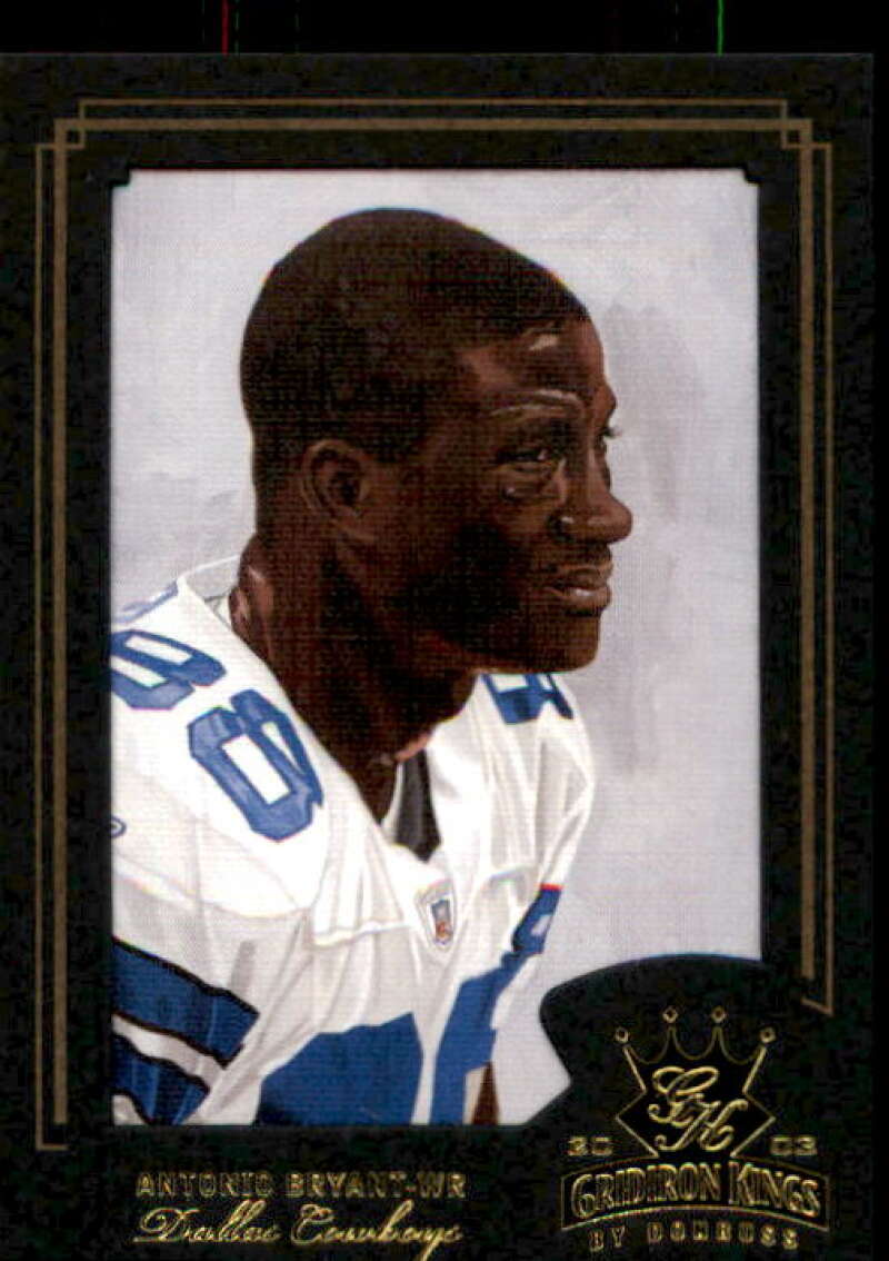 Antonio Bryant Card 2003 Gridiron Kings Gold #26 Image 1