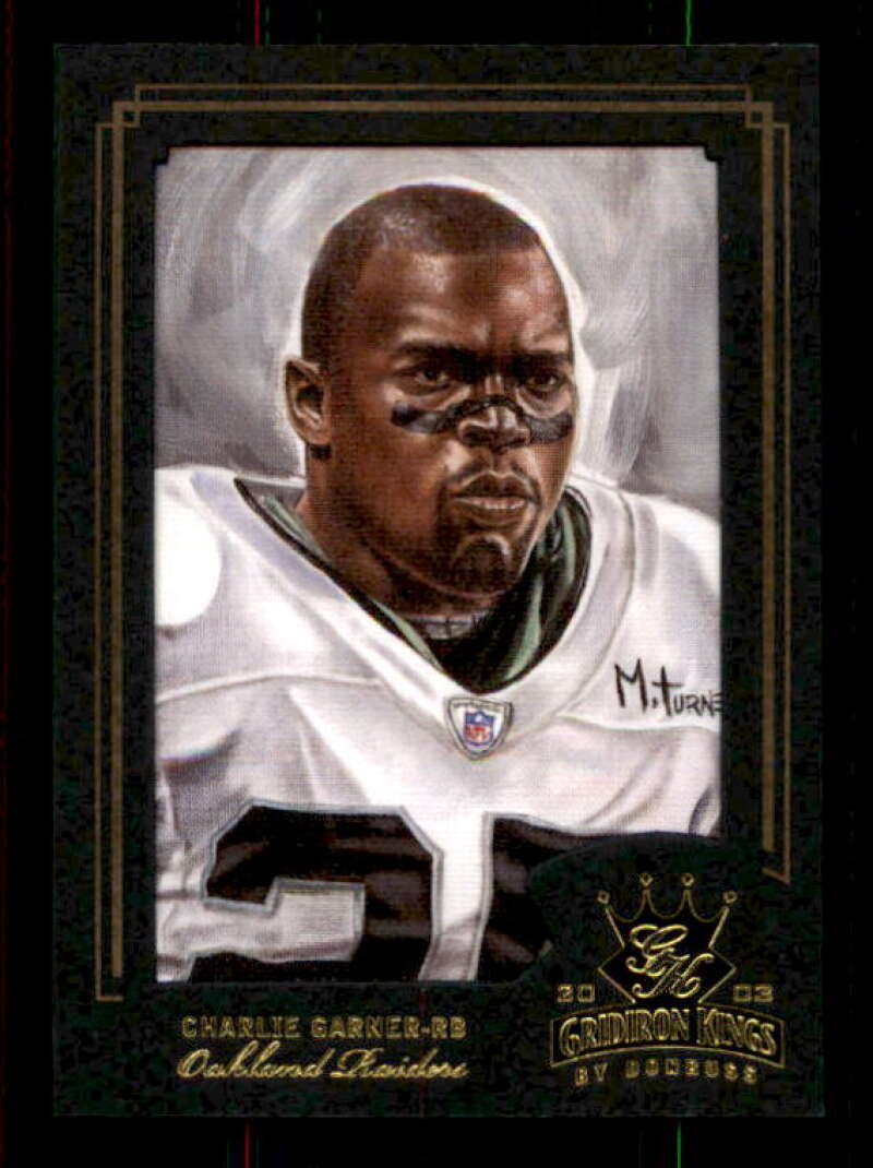 Charlie Garner Card 2003 Gridiron Kings Gold #72 Image 1