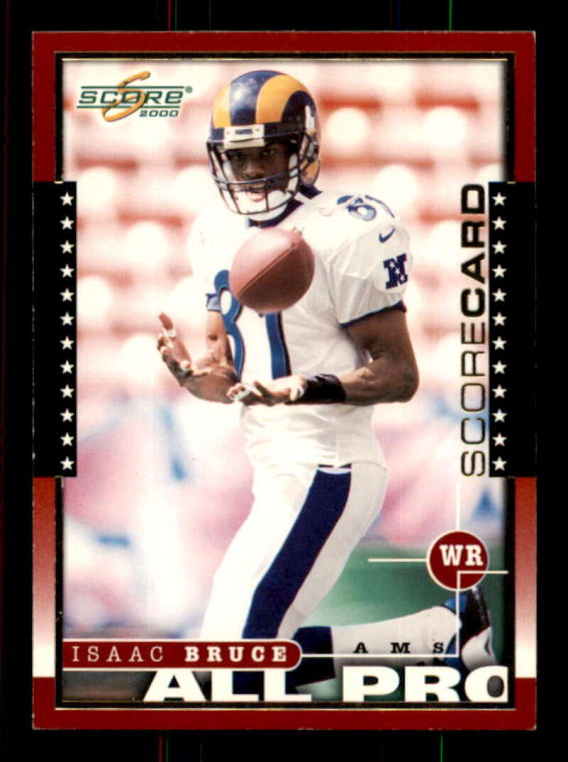 Isaac Bruce AP Card 2000 Score Scorecard #254 Image 1