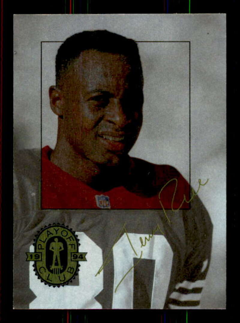 Jerry Rice Card 1994 Playoff Club #PC8 Image 1