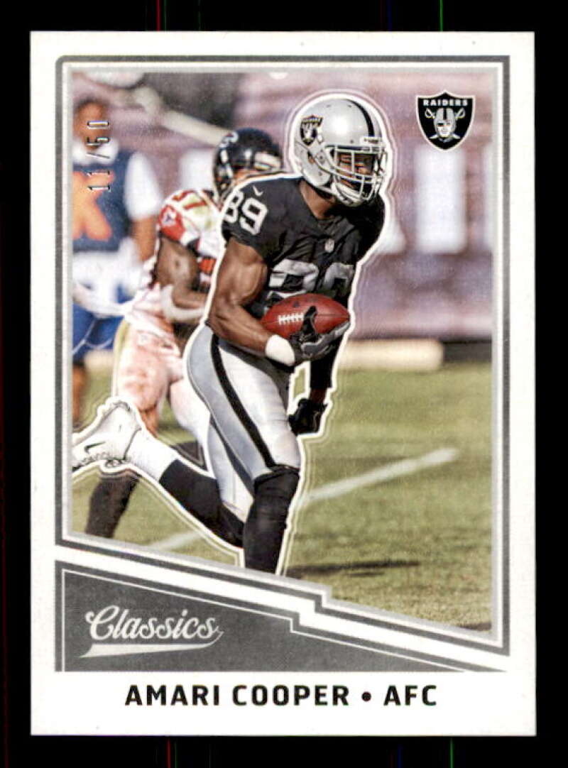 Amari Cooper Card 2017 Classics Blank Back #63 Image 1