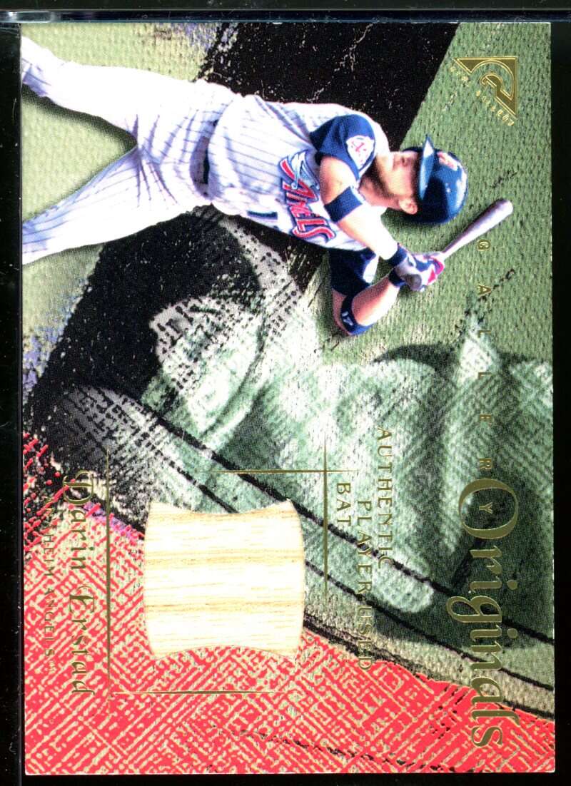 Darin Erstad Card 2001 Topps Gallery Originals Game Bat #GRDE Image 1