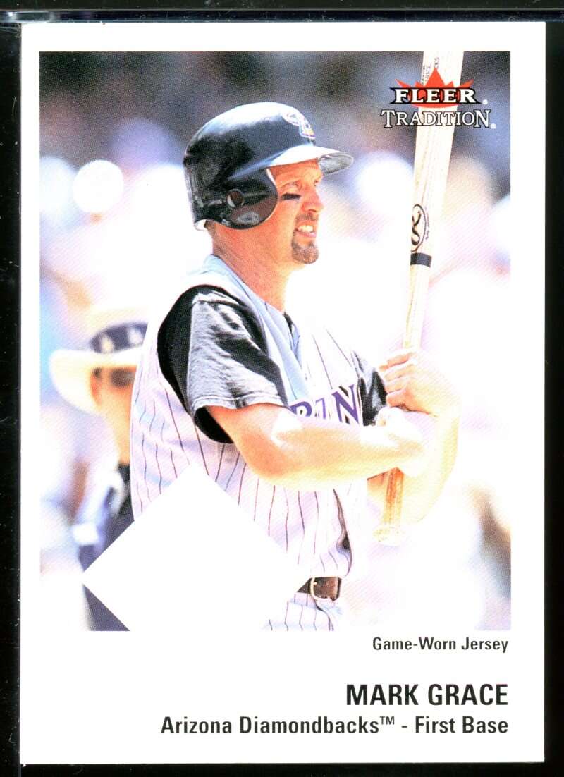 Mark Grace Jsy Card 2003 Fleer Tradition Game Used #304 Image 1