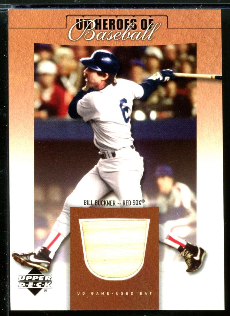 Bill Buckner 2001 Upper Deck Prospect Premieres Heroes of Baseball Game Bat #BBB Image 1