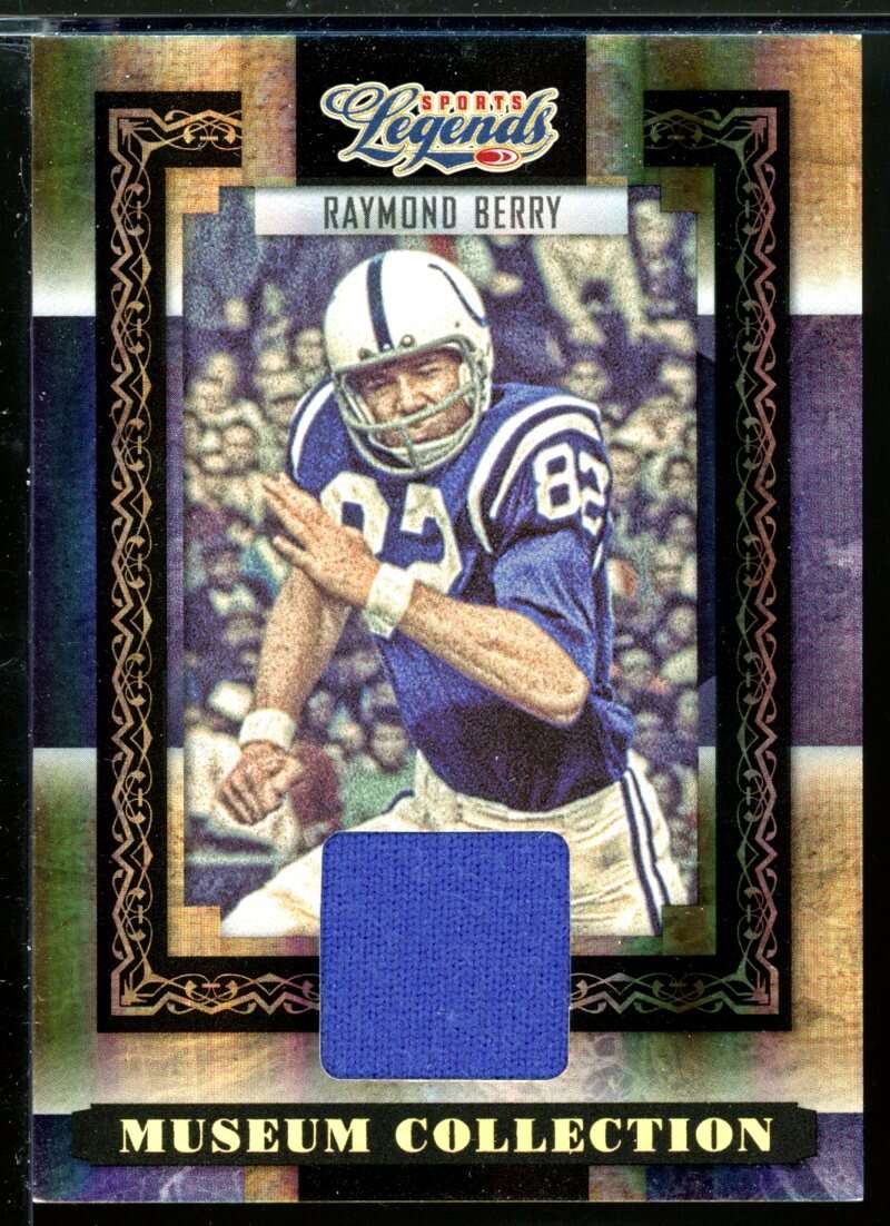 Raymond Berry 2008 Donruss Sports Legends Museum Collection Materials #8 /250 Image 1