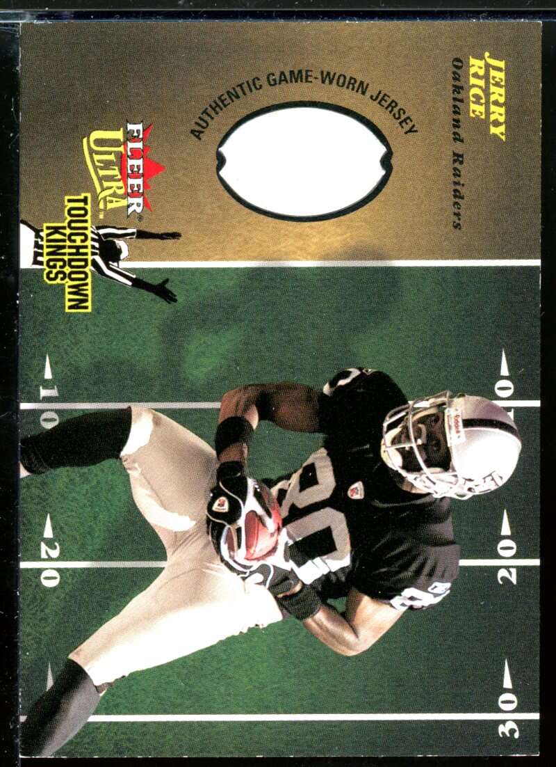 Jerry Rice Card 2003 Ultra Touchdown Kings Memorabilia #TKJR Image 1