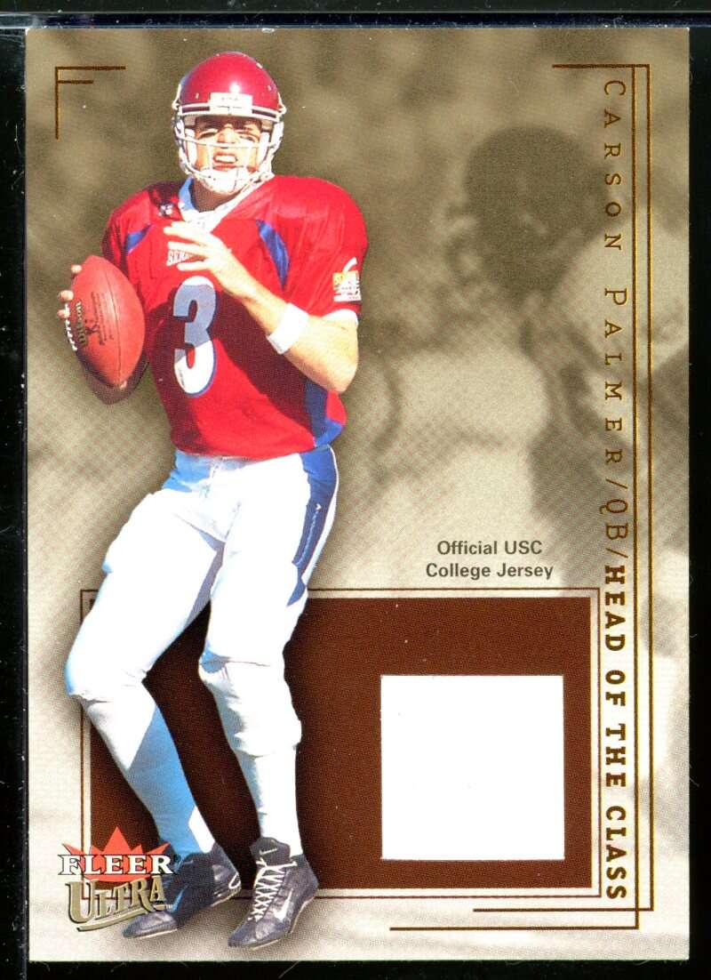 Carson Palmer JSY Rookie Card 2003 Ultra Head of the Class #NNO /1500 Image 1