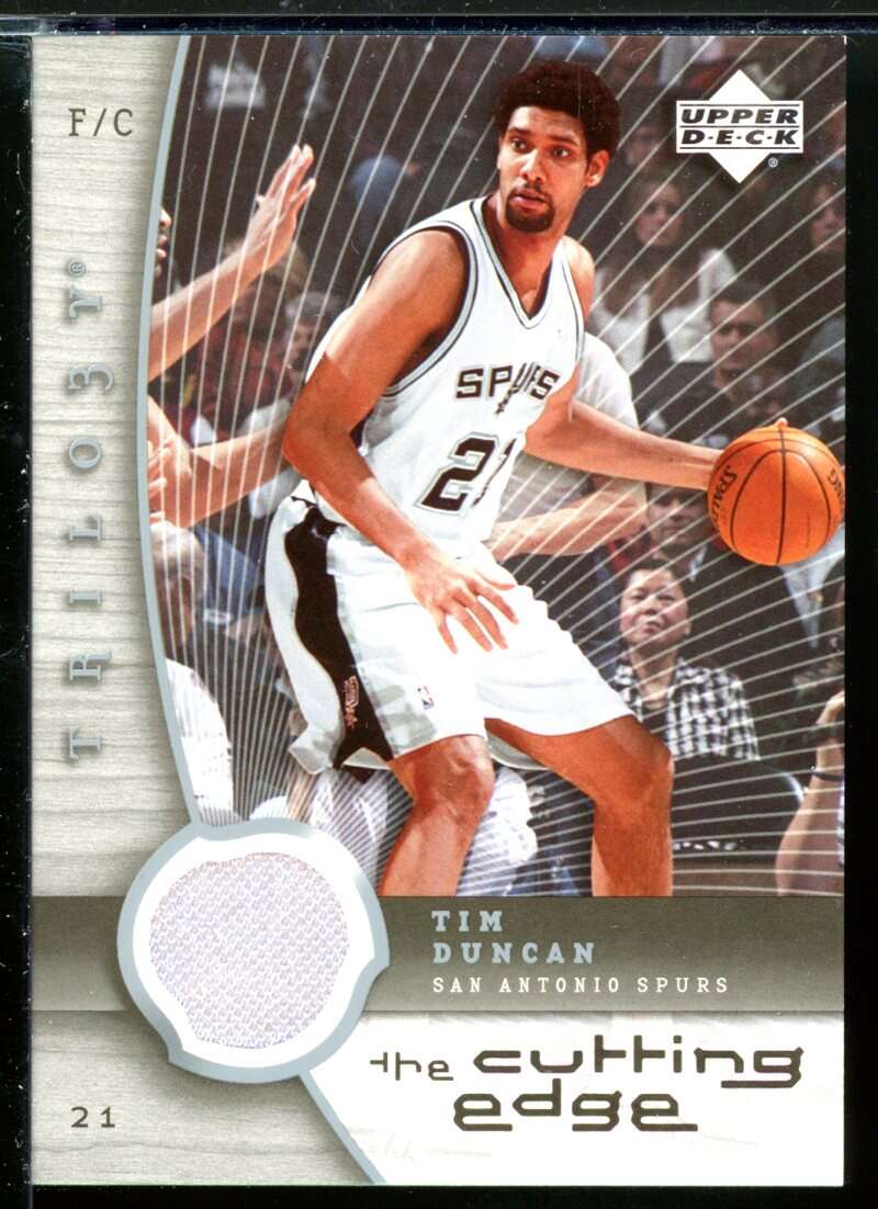 Tim Duncan Card 2005-06 Upper Deck Trilogy The Cutting Edge #TD Image 1