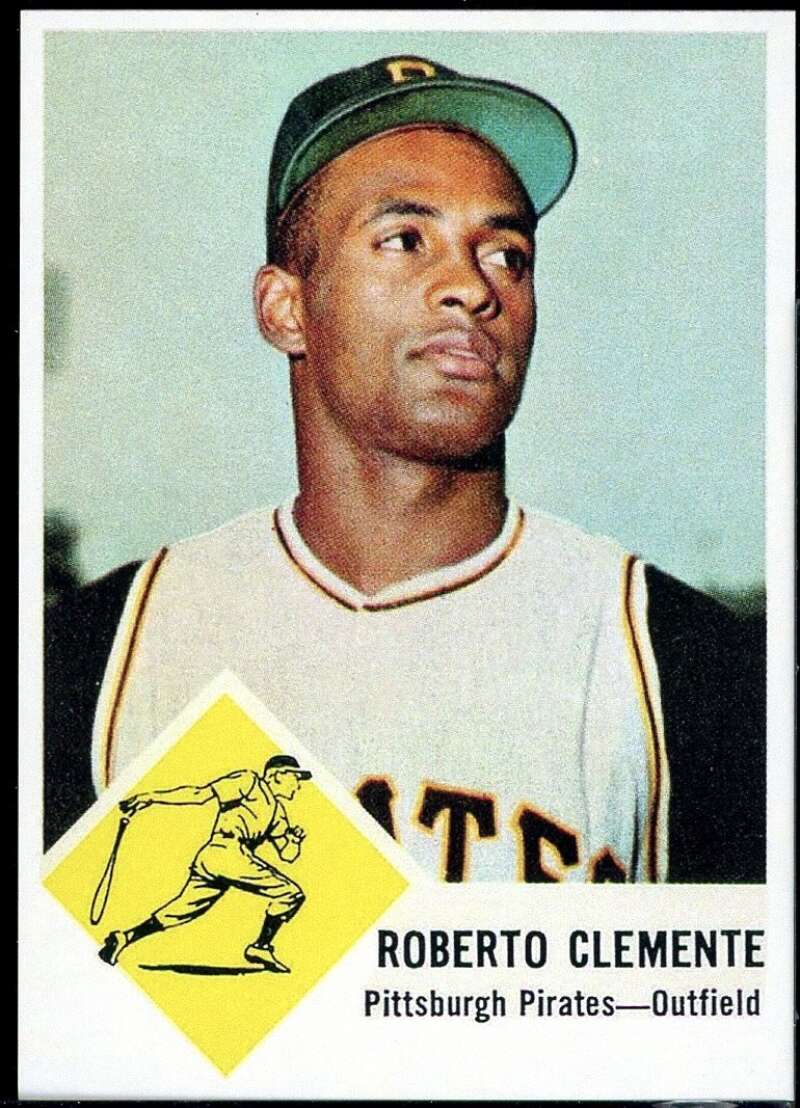 Roberto Clemente REPRINT Card 1963 Fleer #56 Image 1