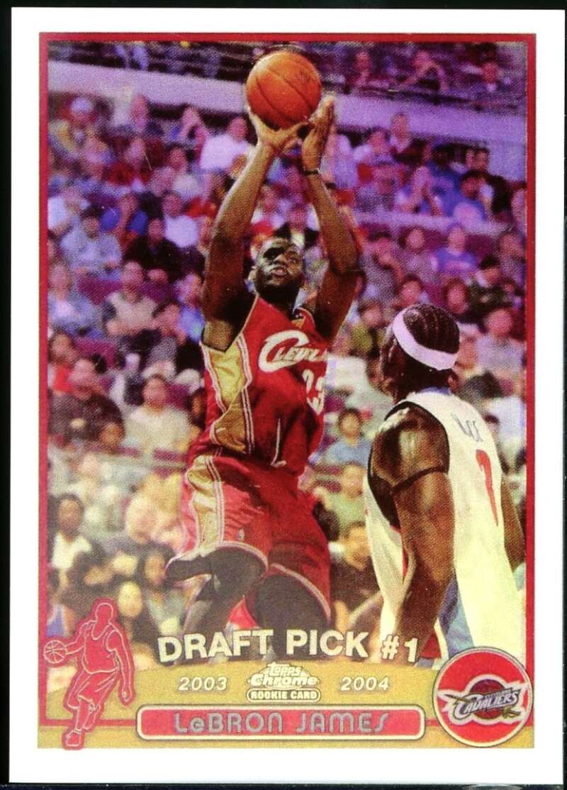 高評価 NBA LEBRON JAMES 2003-04 Topps Chrome No.111 ROOKIE CARD 