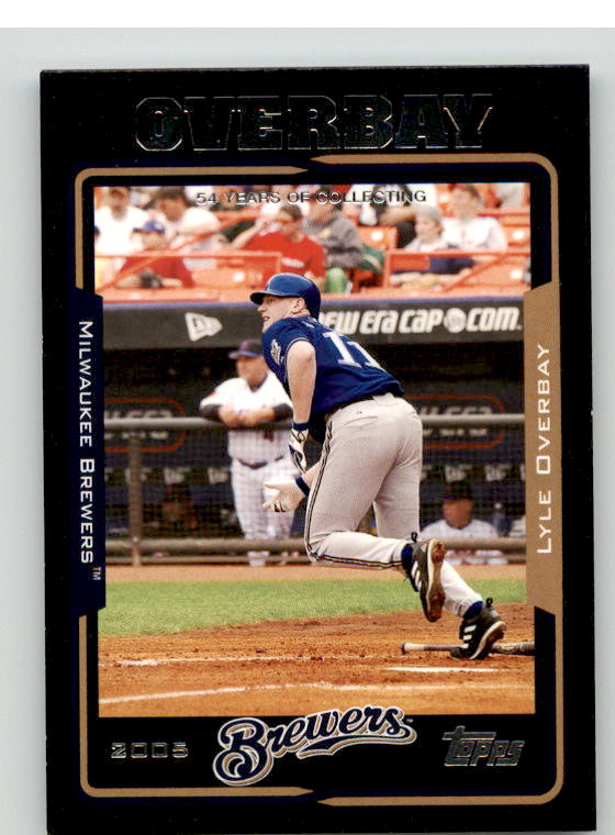 Lyle Overbay Card 2005 Topps Black #4 Image 1