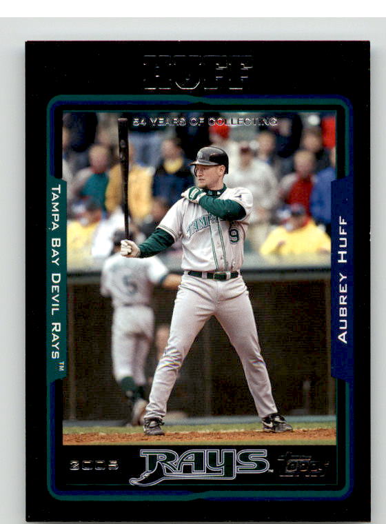 Aubrey Huff Card 2005 Topps Black #95 Image 1