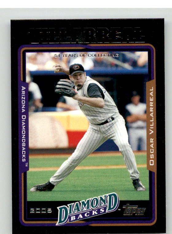 Oscar Villarreal Card 2005 Topps Black #102 Image 1