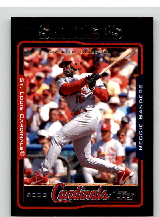 Reggie Sanders Card 2005 Topps Black #110 Image 1