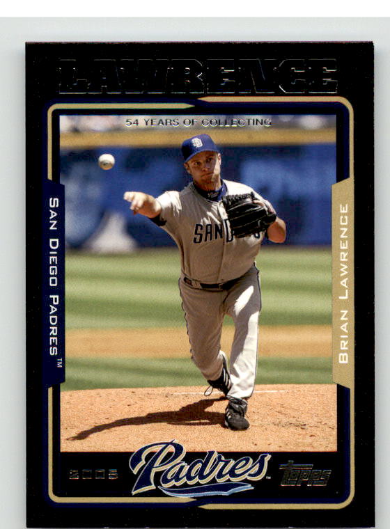 Brian Lawrence Card 2005 Topps Black #112 Image 1