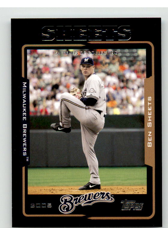 Ben Sheets Card 2005 Topps Black #115 Image 1