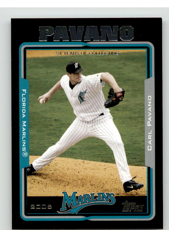 Carl Pavano Card 2005 Topps Black #133 Image 1