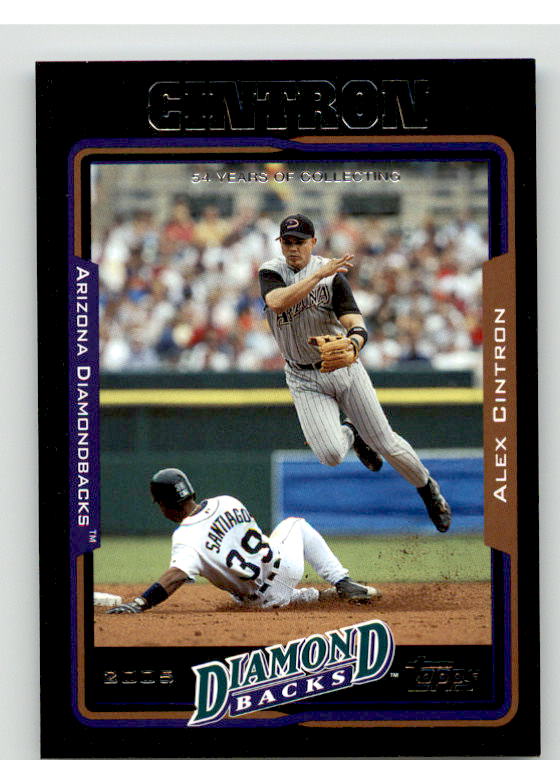 Alex Cintron Card 2005 Topps Black #151 Image 1