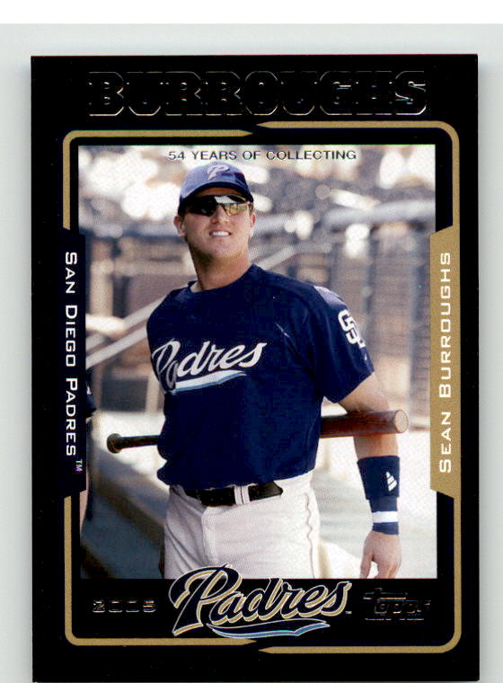 Sean Burroughs Card 2005 Topps Black #172 Image 1