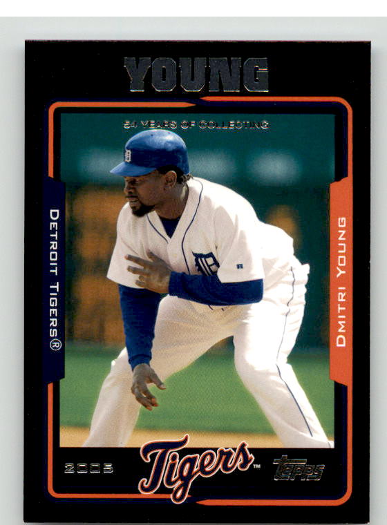 Dmitri Young Card 2005 Topps Black #185 Image 1