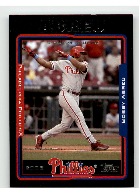 Bobby Abreu Card 2005 Topps Black #194 Image 1