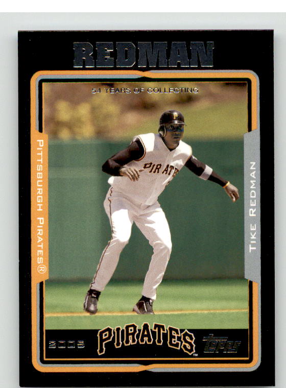 Tike Redman Card 2005 Topps Black #204 Image 1