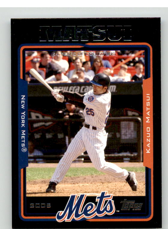 Kazuo Matsui Card 2005 Topps Black #225 Image 1