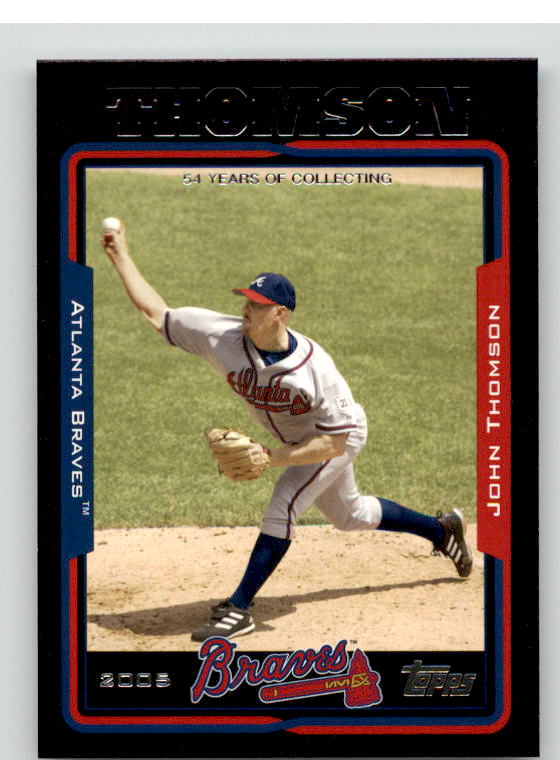 John Thomson Card 2005 Topps Black #236 Image 1