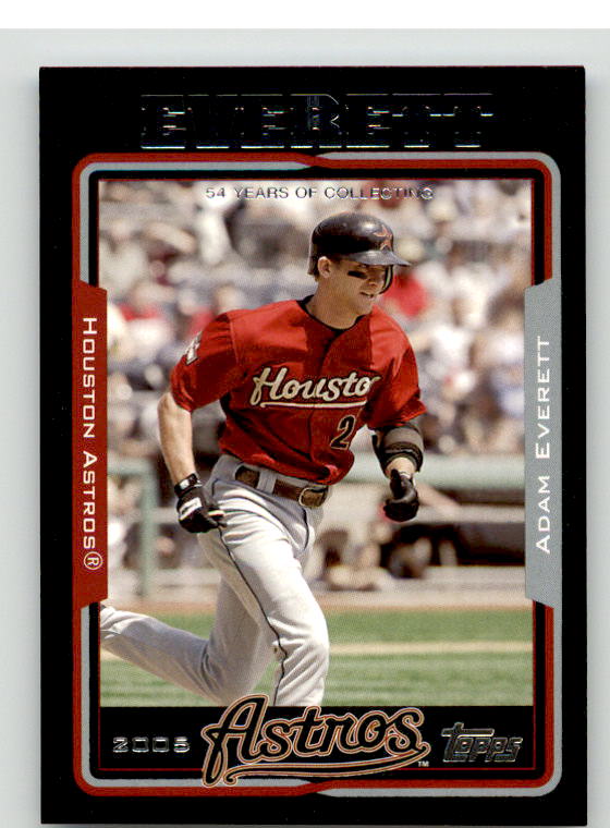 Adam Everett Card 2005 Topps Black #242 Image 1